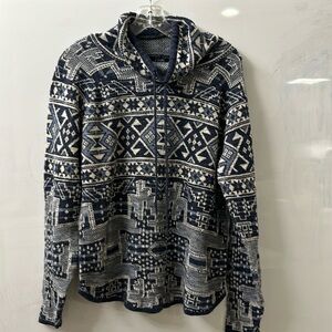 Women’s Chaps Blue/Cream Cotton Sweater